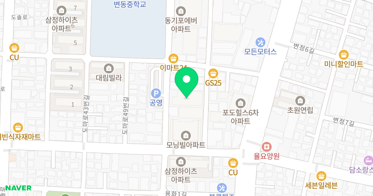 탑스빌 위치 지도 - 대전광역시 서구 도마로57번길 16