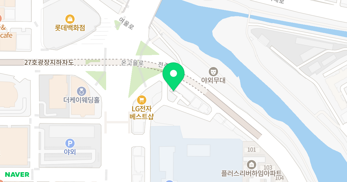 서신 리버 테라스 위치 지도 - 전북특별자치도 전주시 완산구 전주천서로 479