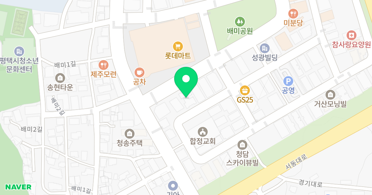 어반하우스 위치 지도 - 경기도 평택시 평택5로20번길 6
