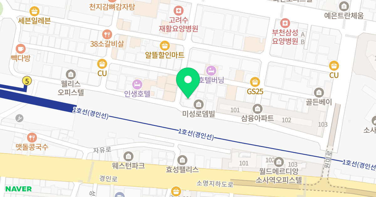 파트너 힐 위치 지도 - 경기도 부천시 원미구  31