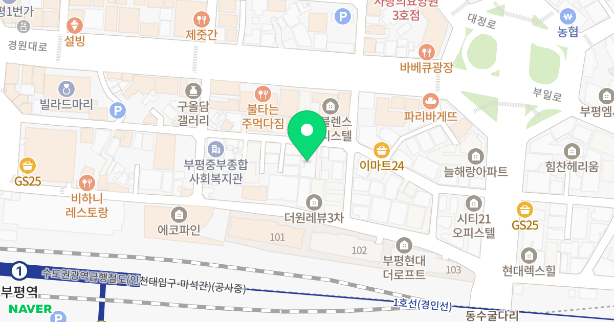 대동 아파트 위치 지도 - 인천광역시 부평구 광장로30번길 54