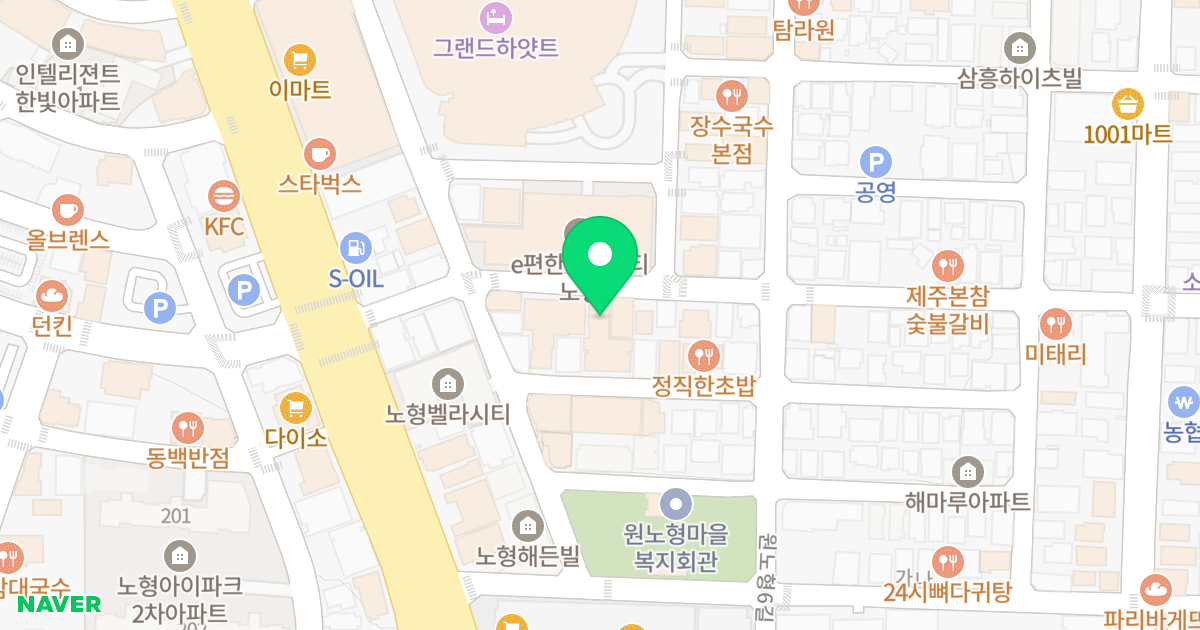 레지던스 에코지엘 위치 지도 - 제주특별자치도 제주시 원노형2길 29-5