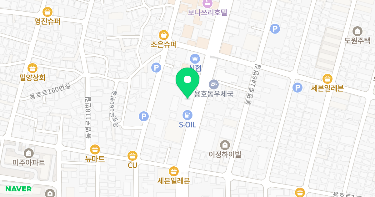 이든어반스테이 위치 지도 - 부산광역시 남구