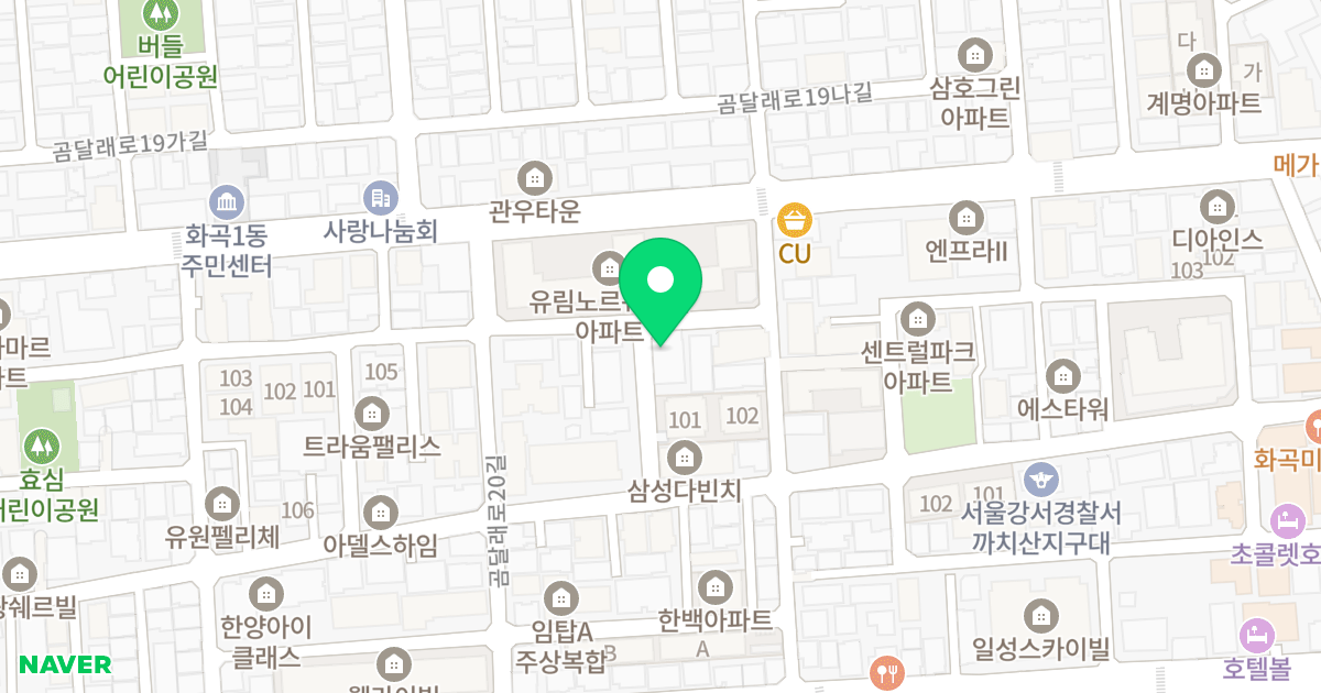 양지 위치 지도 - 서울특별시 강서구 월정로20길 86-3