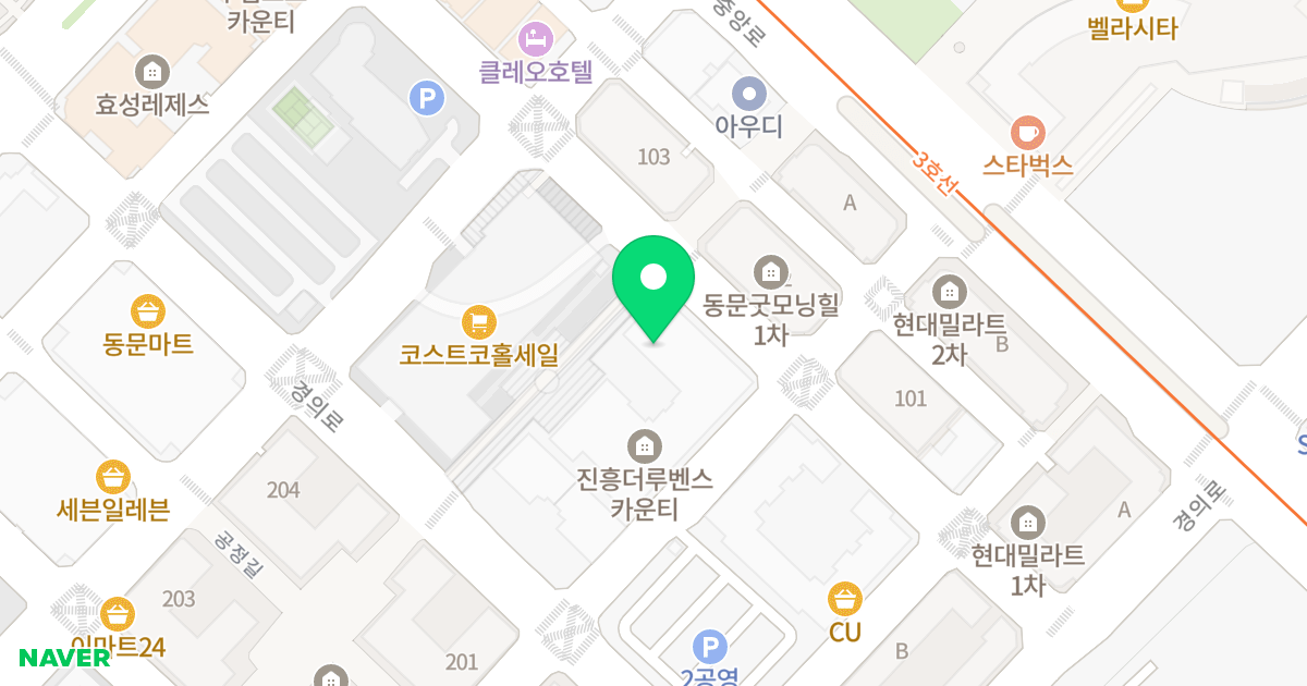 일산백석더루벤스카운티 위치 지도 - 경기도 고양시 일산동구 장백로 19