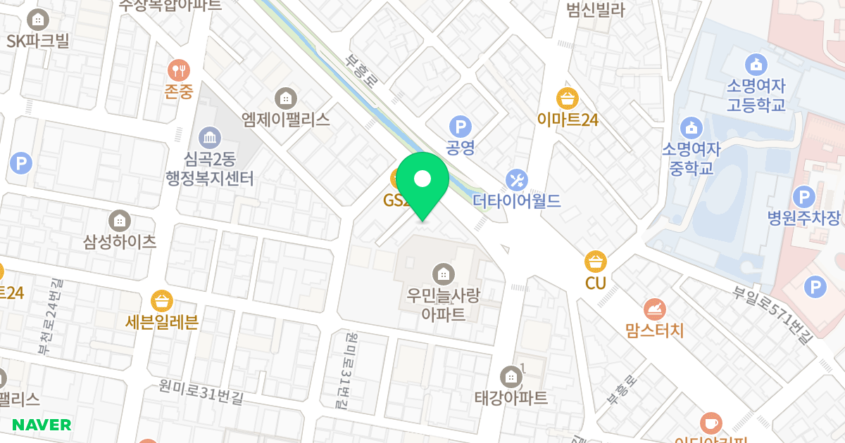 스카이로얄 위치 지도 - 경기도 부천시 원미구  448