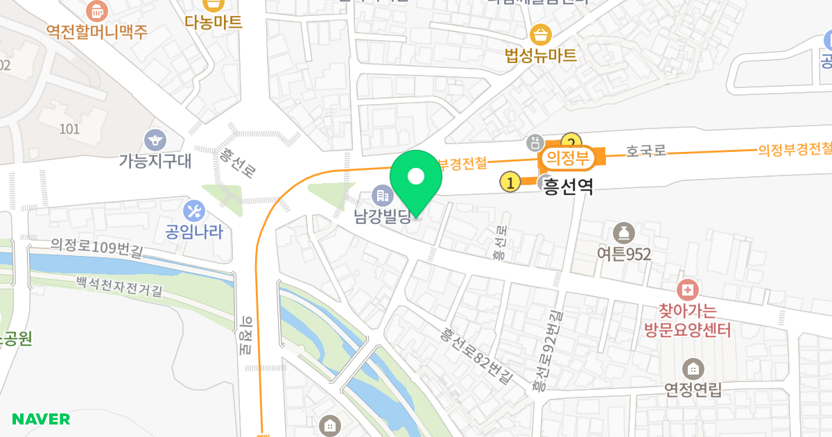 청솔하이빌 위치 지도 - 경기도 의정부시 흥선로 79-1