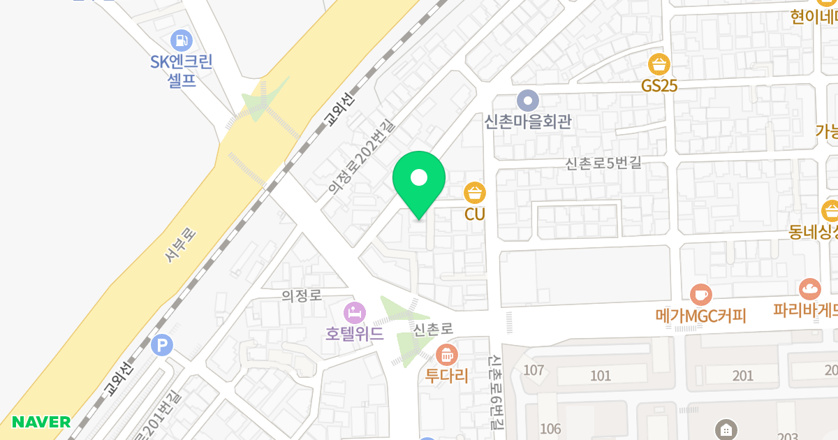 명문하우스빌 위치 지도 - 경기도 의정부시 의정로198번길 10-2