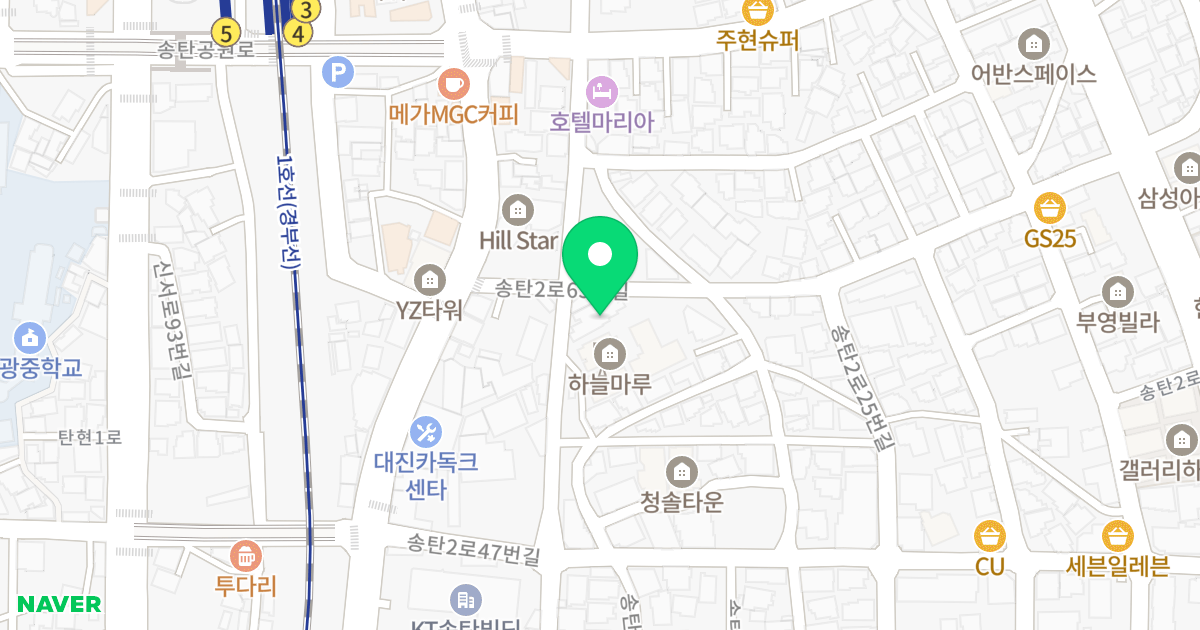 에벤에셀 위치 지도 - 경기도 평택시 송탄2로9번길 46