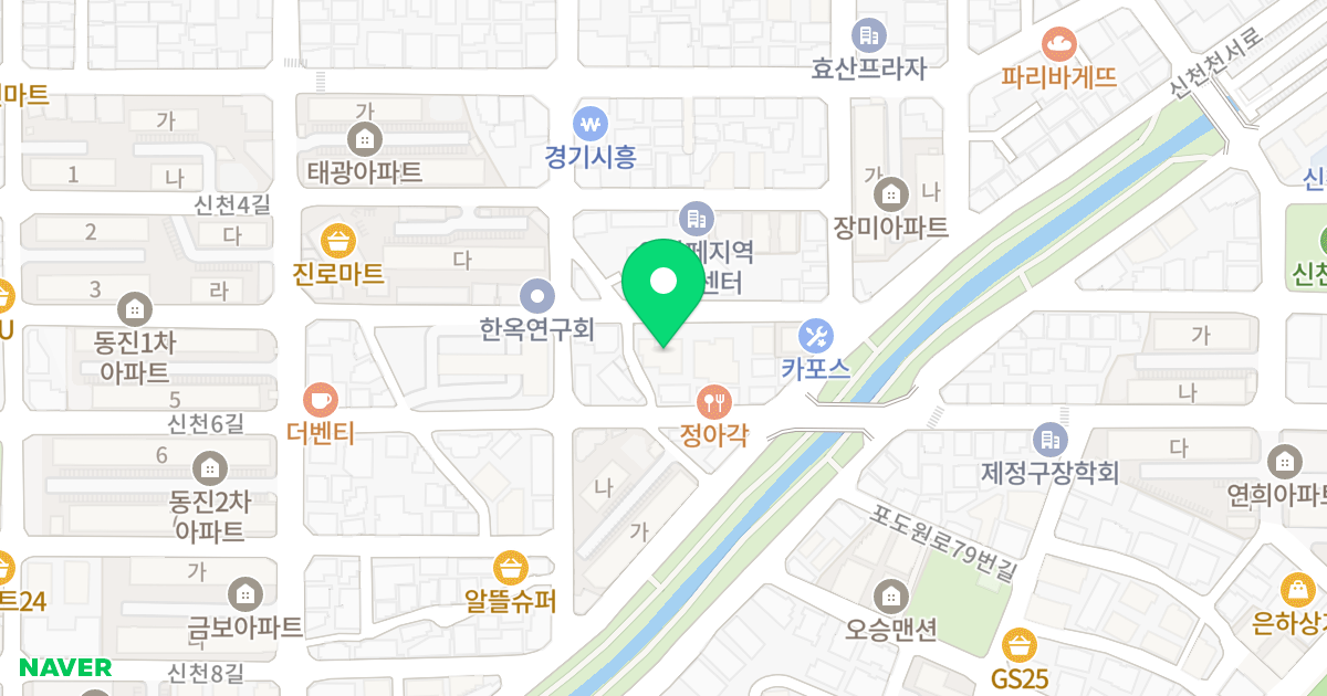 신천노블리안씨티 B동 위치 지도 - 경기도 시흥시 신천5길 7