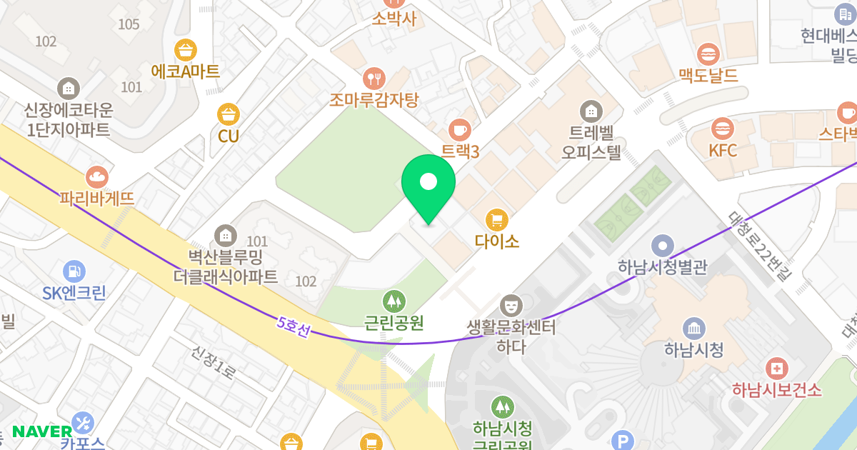 에스앤에벤에셀 위치 지도 - 경기도 하남시