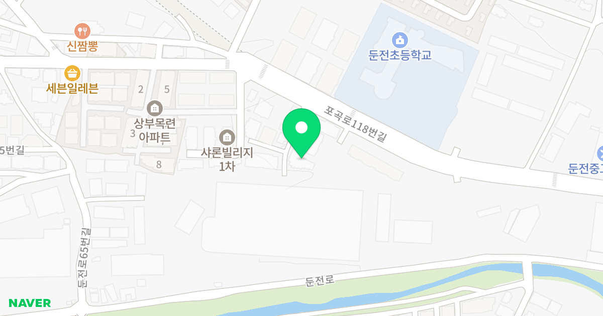 (110-4) 위치 지도 - 경기도 용인시 처인구 포곡읍 포곡로118번길 58-5