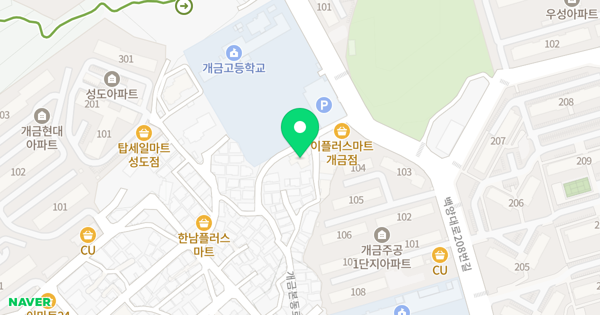 호정센트럴 위치 지도 - 부산광역시 부산진구 개금본동로4번길 56