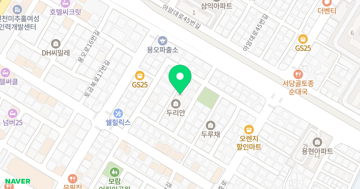 (623-4) 위치 지도 - 인천광역시 미추홀구 낙섬중로67번길 28-20