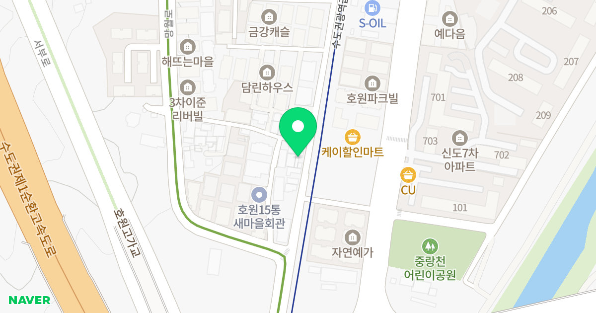 (226-70) 위치 지도 - 경기도 의정부시