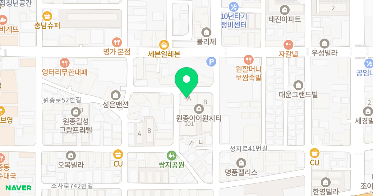 공간블리체 위치 지도 - 경기도 부천시 오정구  57-16