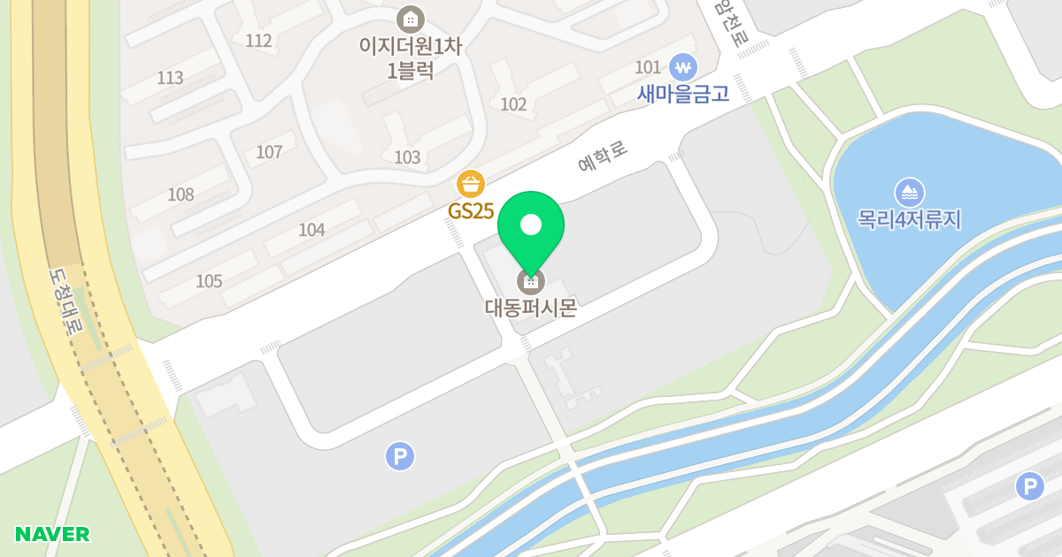 대동퍼시몬 오피스텔 위치 지도 - 충청남도 예산군 삽교읍 예학로 10-23