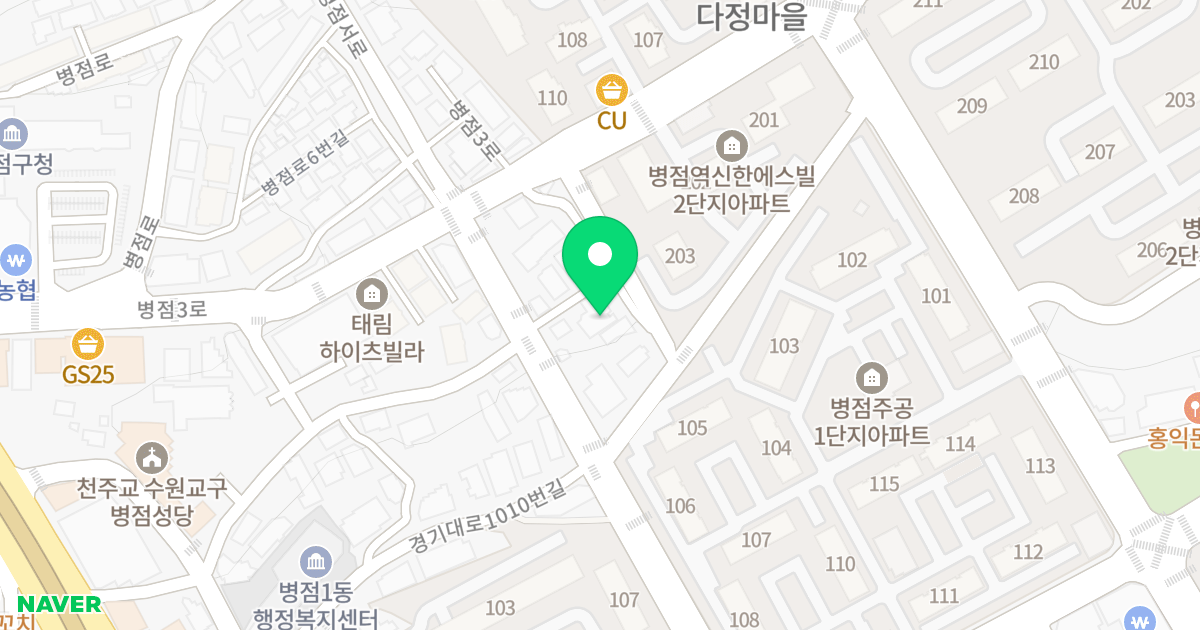 SKY1 위치 지도 - 경기도 화성시 병점서로 64-4