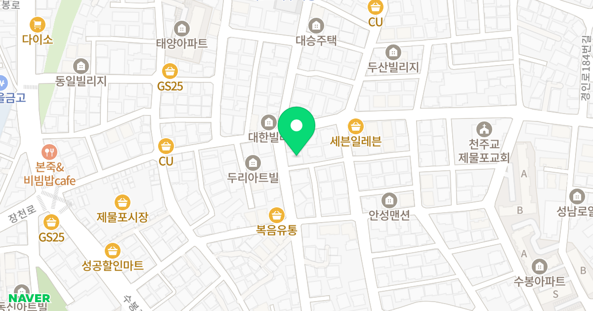 (2-116) 위치 지도 - 인천광역시 미추홀구 수봉안길21번길 34