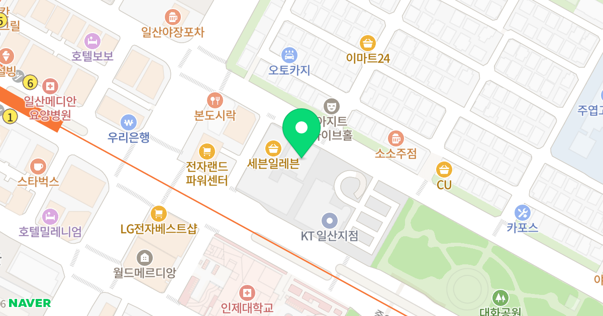 계림웨스트벨리 위치 지도 - 경기도 고양시 일산서구 강성로 231