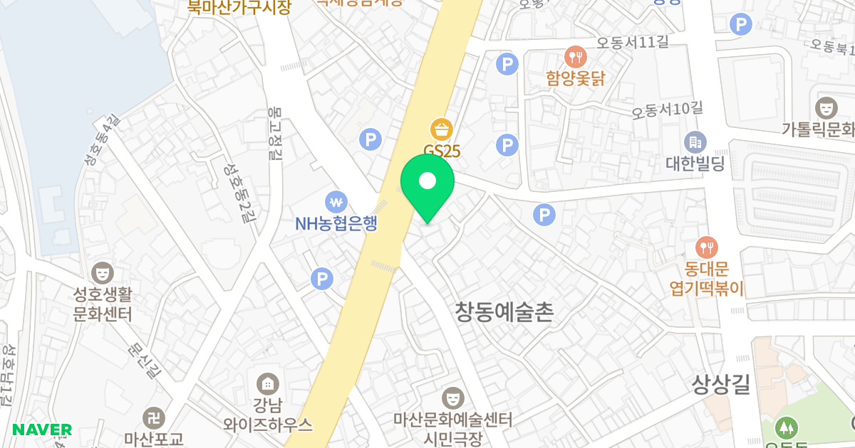 (20-100) 위치 지도 - 경상남도 창원시 마산합포구 3·15대로 370-2