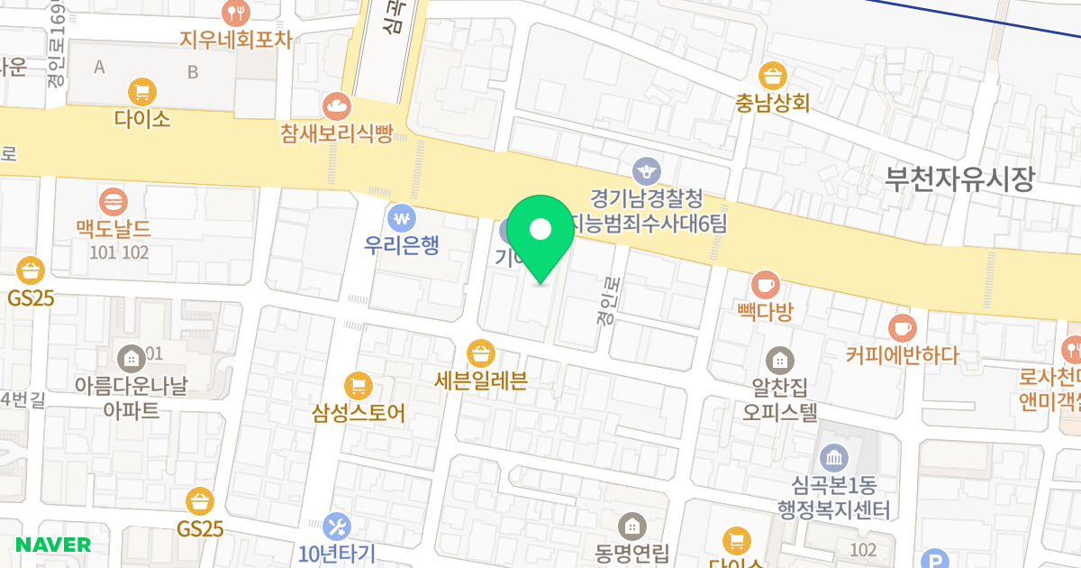 티케이캐슬 위치 지도 - 경기도 부천시 소사구  196