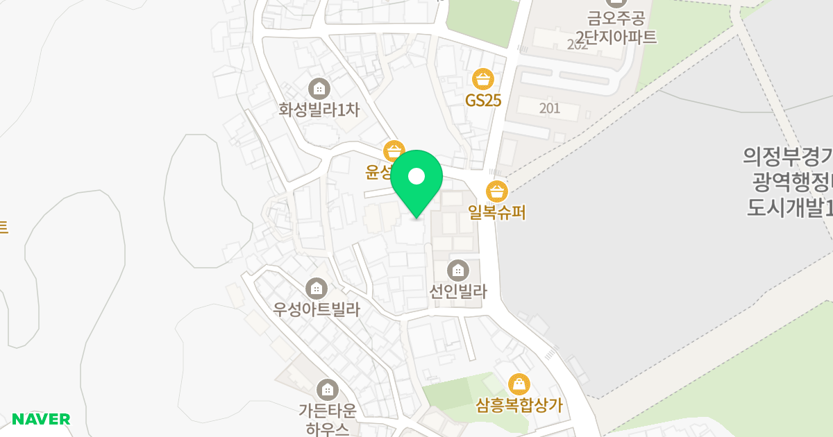 스타클래스 위치 지도 - 경기도 의정부시 하금로33번길 11-3