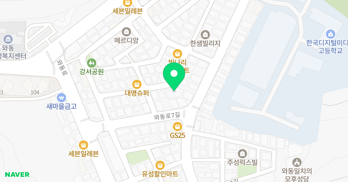(108-12) 위치 지도 - 경기도 안산시 단원구 사세충열로3안길 12