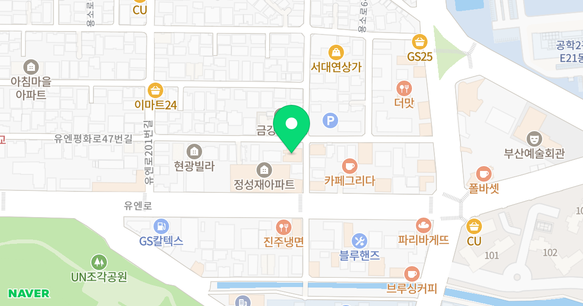 드림 아이데스 부경 위치 지도 - 부산광역시 남구 유엔평화로47번길 136