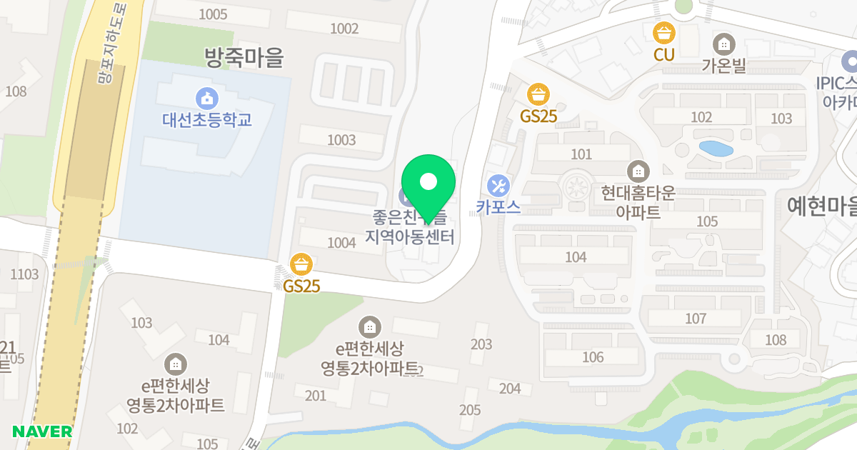 시우하이빌 위치 지도 - 경기도 용인시 기흥구 예현로35번길 32