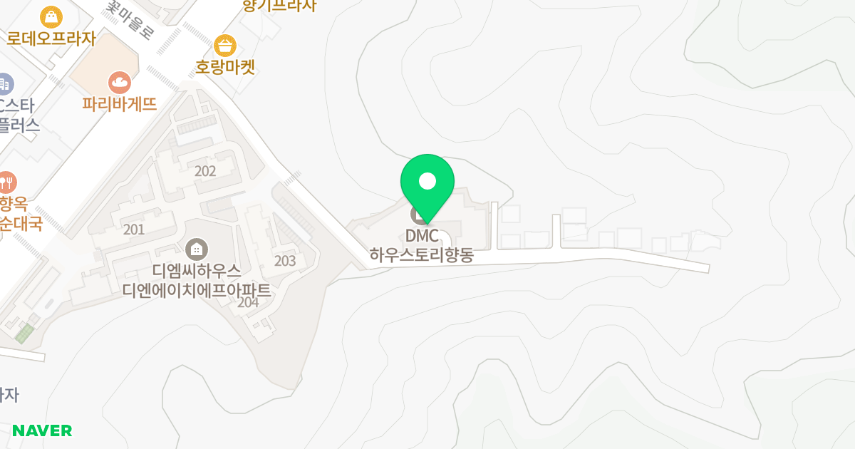 DMC 하우스토리 향동 위치 지도 - 경기도 고양시 덕양구 향기4로 17