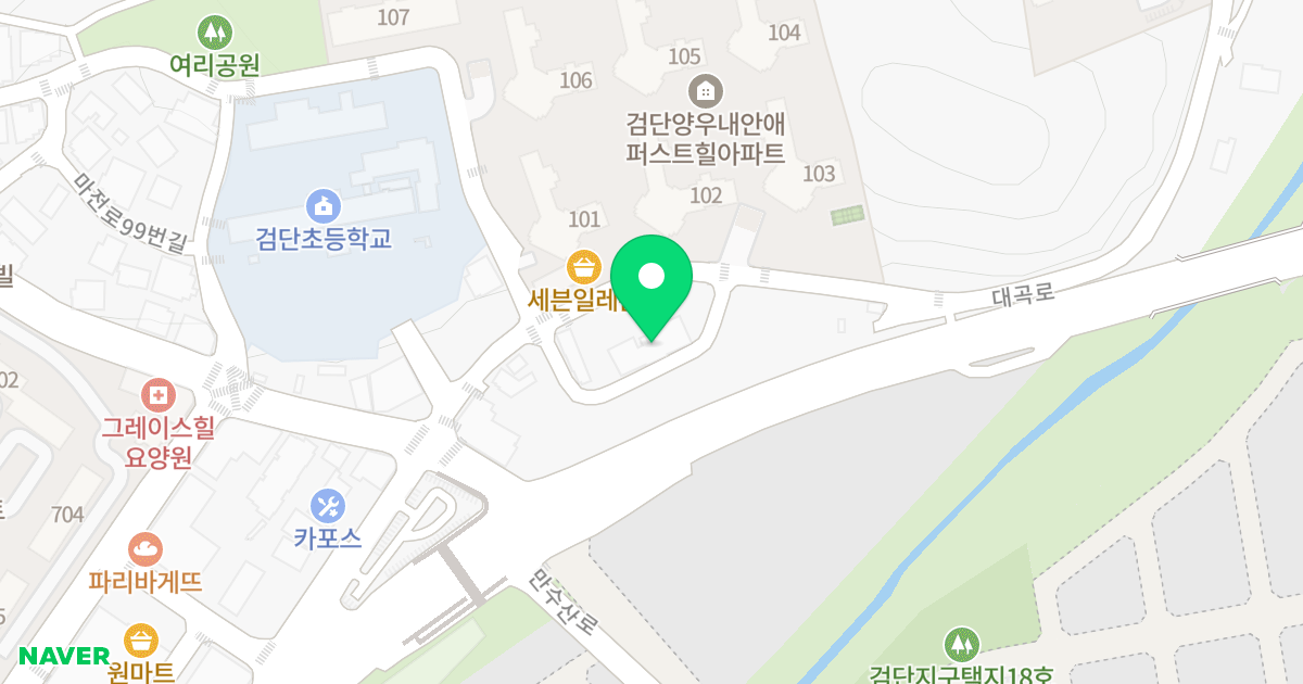(1141-3) 위치 지도 - 인천광역시 서구