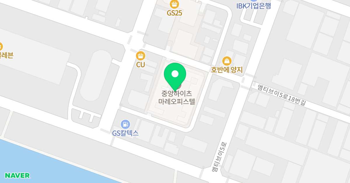 중앙하이츠 마레 위치 지도 - 경기도 안산시 단원구