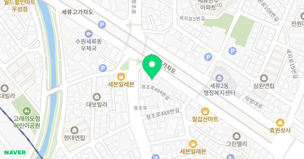 (998-2) 위치 지도 - 경기도 수원시 권선구 덕영대로 1098