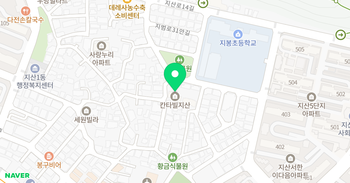 101동 위치 지도 - 대구광역시 수성구 지범로31안길 11