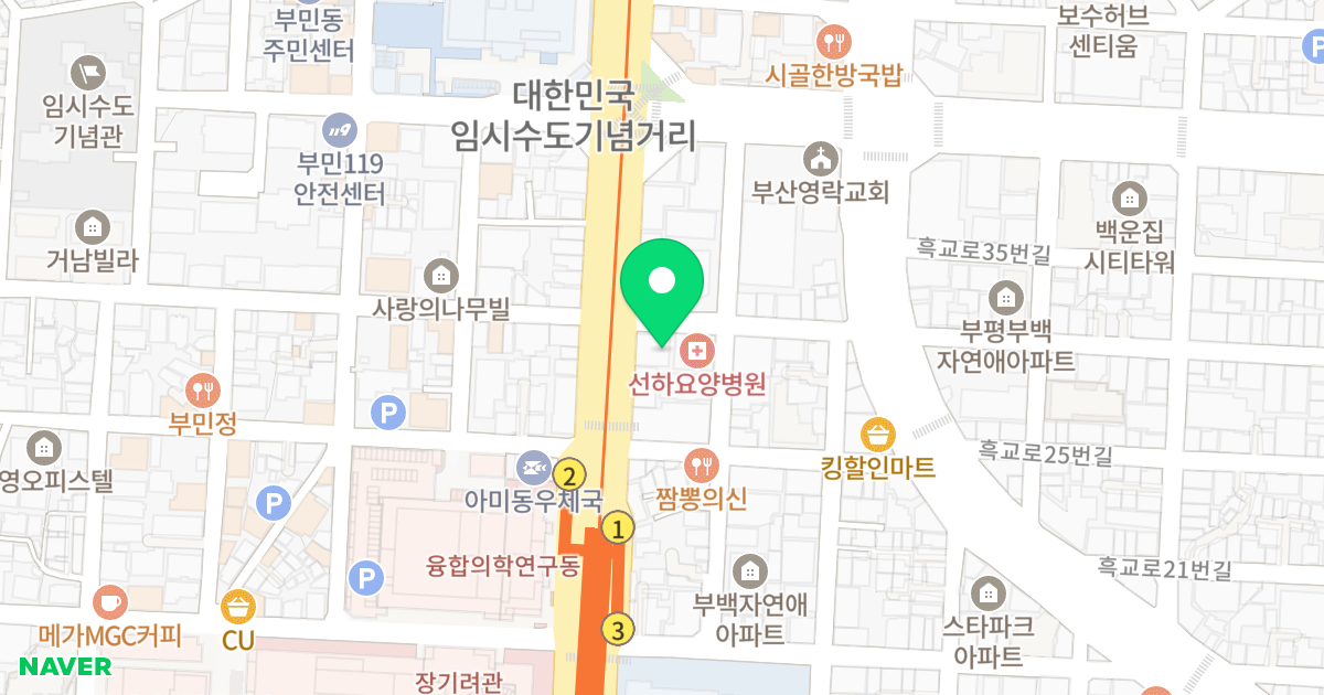 웨이브 위치 지도 - 부산광역시 서구 구덕로 200