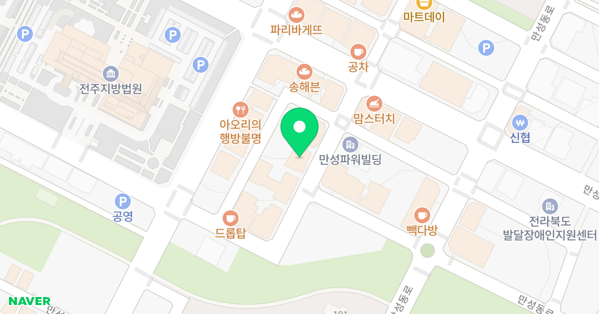 (1260-2) 위치 지도 - 전북특별자치도 전주시 덕진구  54-52