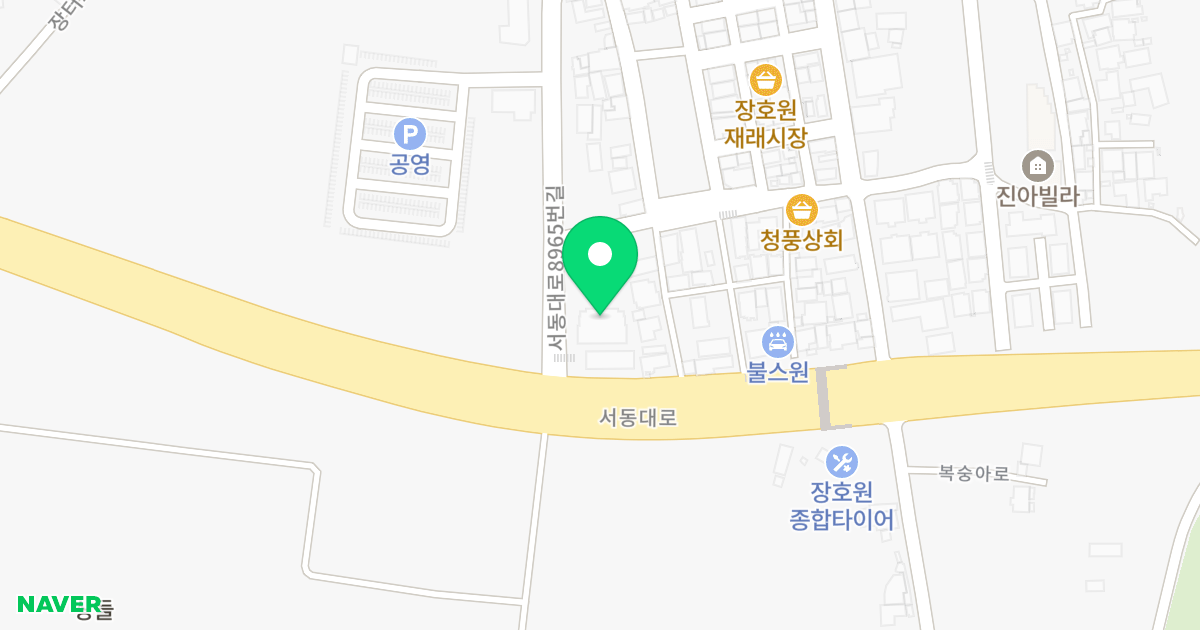 오남펠리시티 위치 지도 - 경기도 이천시 장호원읍 서동대로8965번길 43-37