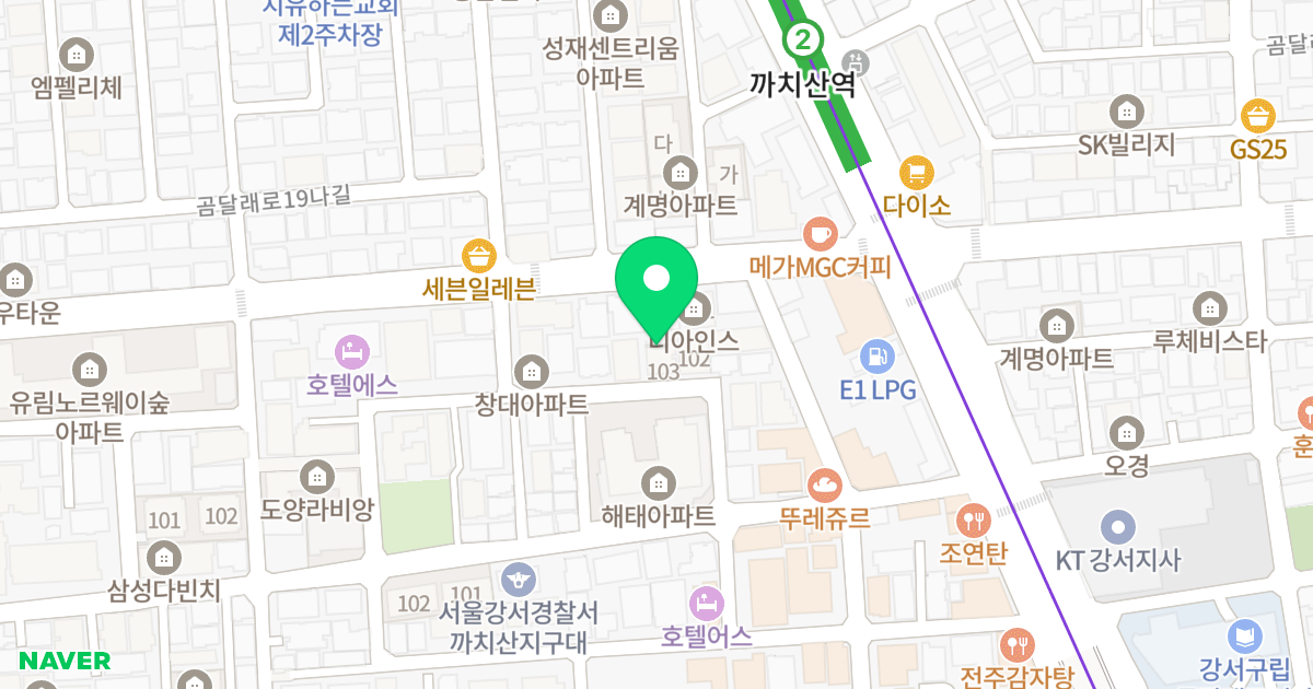 (899-19) 위치 지도 - 서울특별시 강서구 강서로7길 20-18
