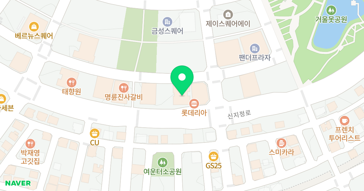 지정타워 위치 지도 - 강원특별자치도 원주시 지정면 신지정로 184