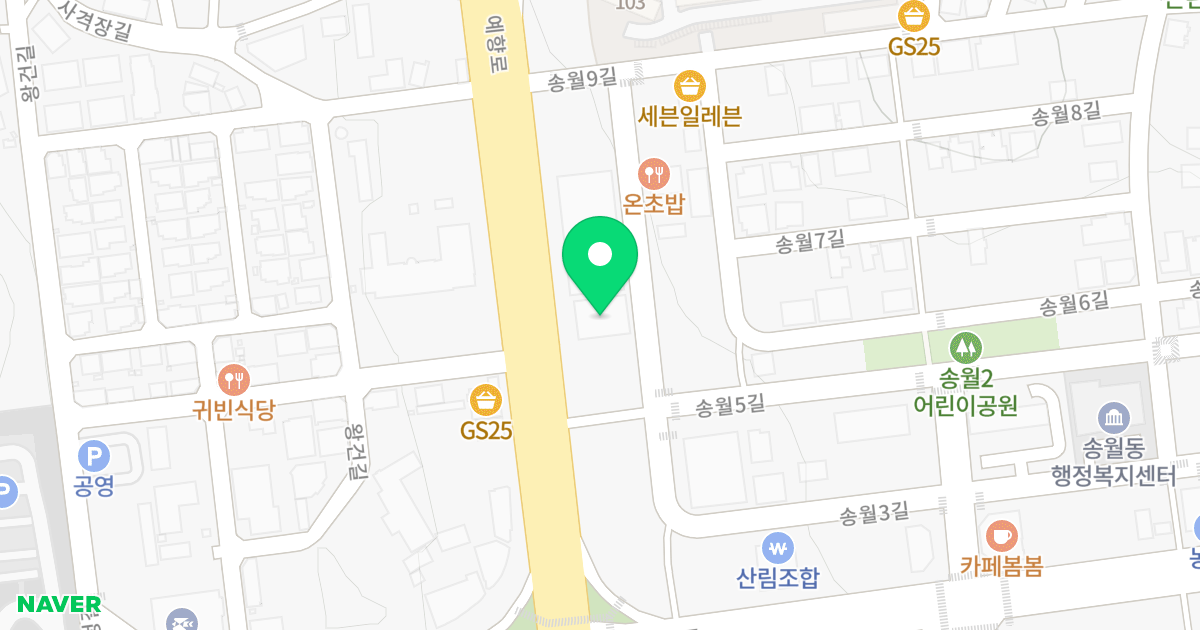 (1236) 위치 지도 - 전라남도 나주시 송월3길 12