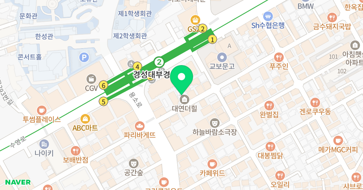 대연더힐 위치 지도 - 부산광역시 남구 용소로7번길 13