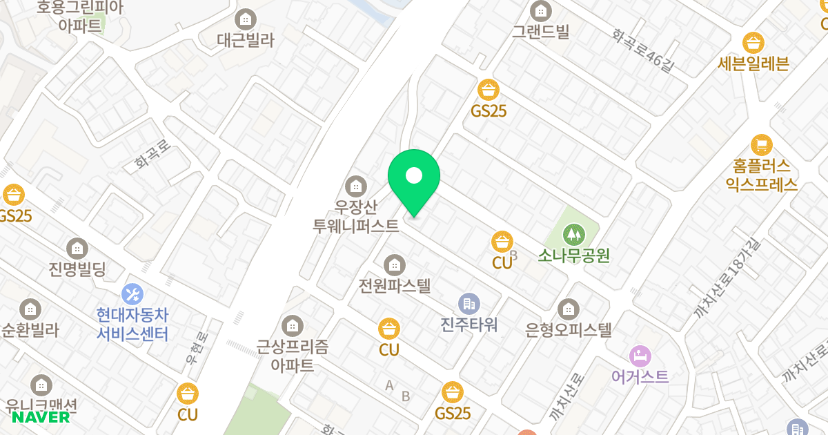 월드오피스텔 위치 지도 - 서울특별시 강서구 화곡로42나길 16