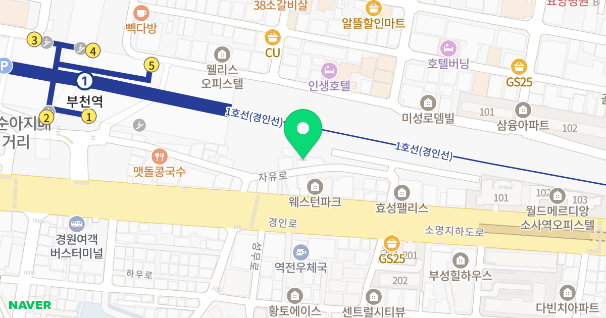 더퍼스트힐 위치 지도 - 경기도 부천시 소사구  81