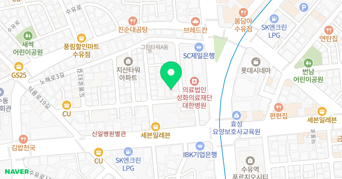 비젼캐슬 위치 지도 - 서울특별시 강북구 도봉로81길 10-3