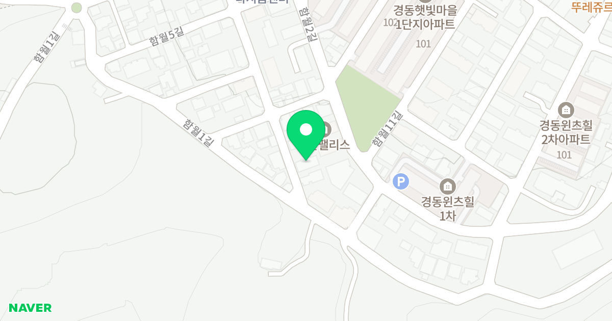 로얄팰리스 103동 위치 지도 - 울산광역시 중구 함월3길 4