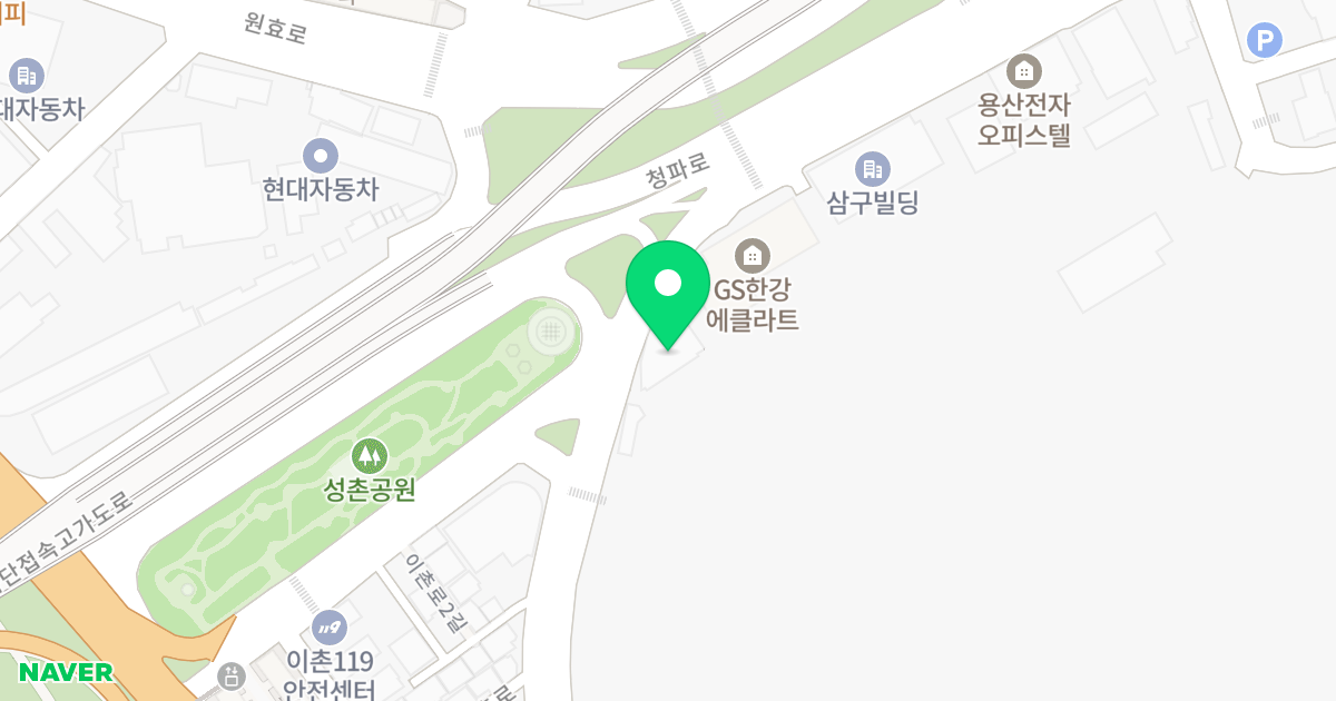 (16-91) 위치 지도 - 서울특별시 용산구 이촌로 5