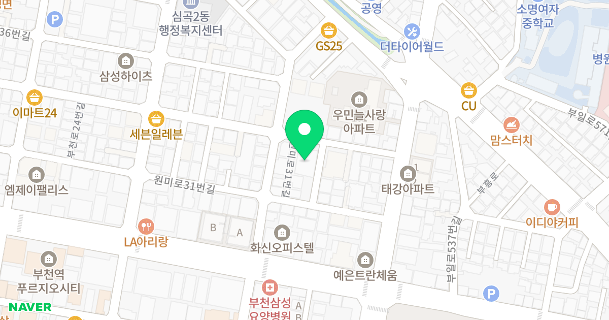 심곡 비반트 1차 위치 지도 - 경기도 부천시 원미구  17
