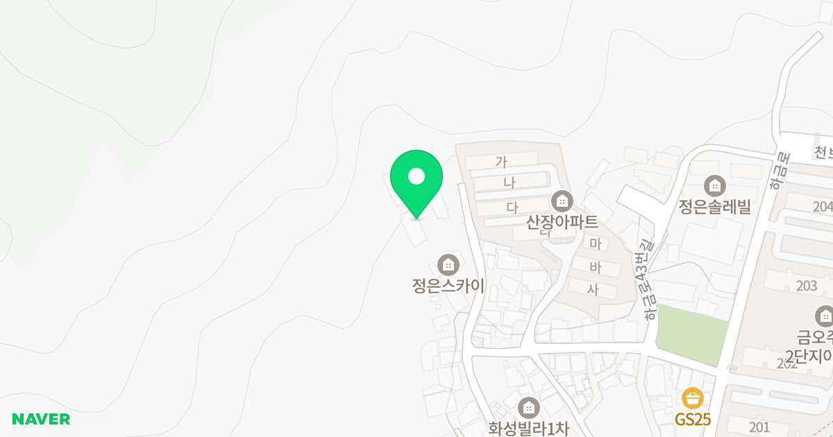 B동 위치 지도 - 경기도 의정부시 천보로 509