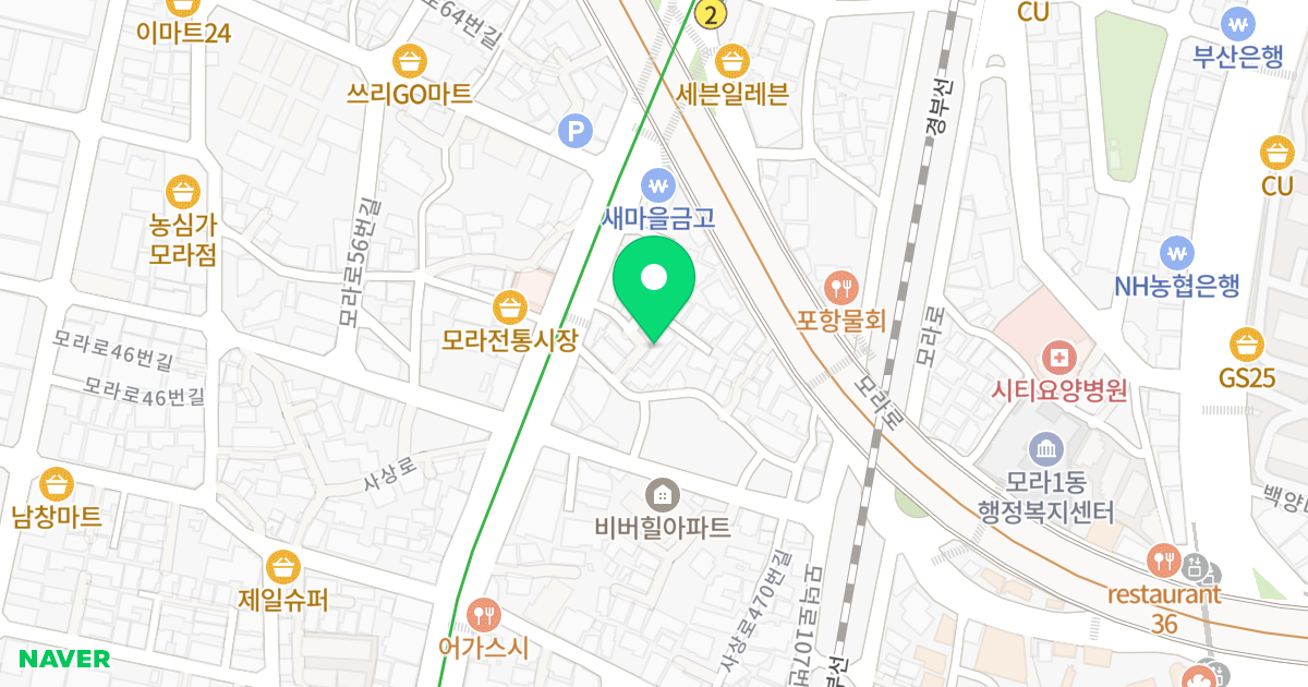 썬힐 위치 지도 - 부산광역시 사상구